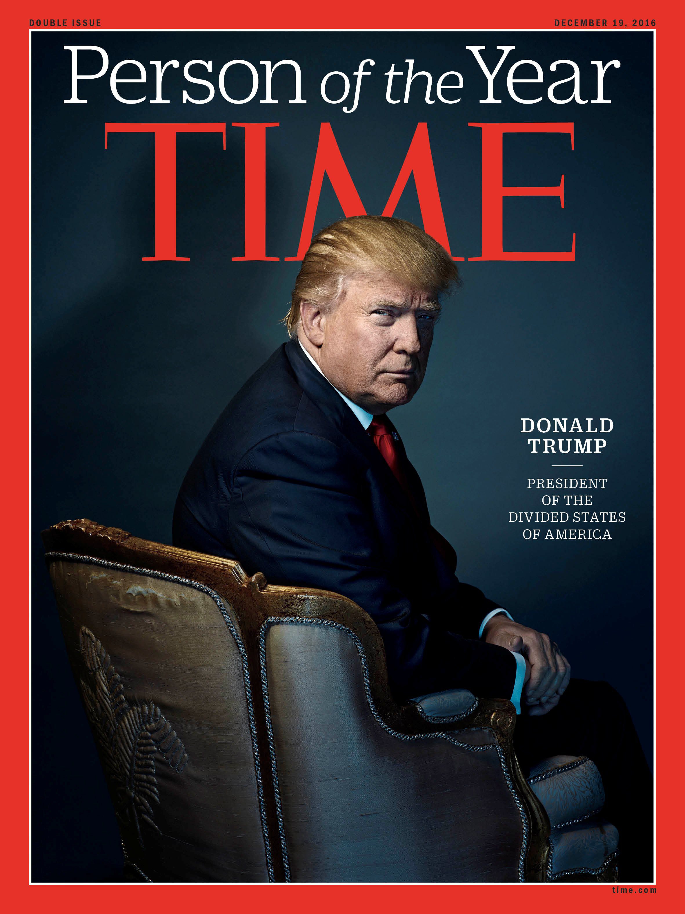 Time magazine names Presidentelect Donald Trump Person of the Year