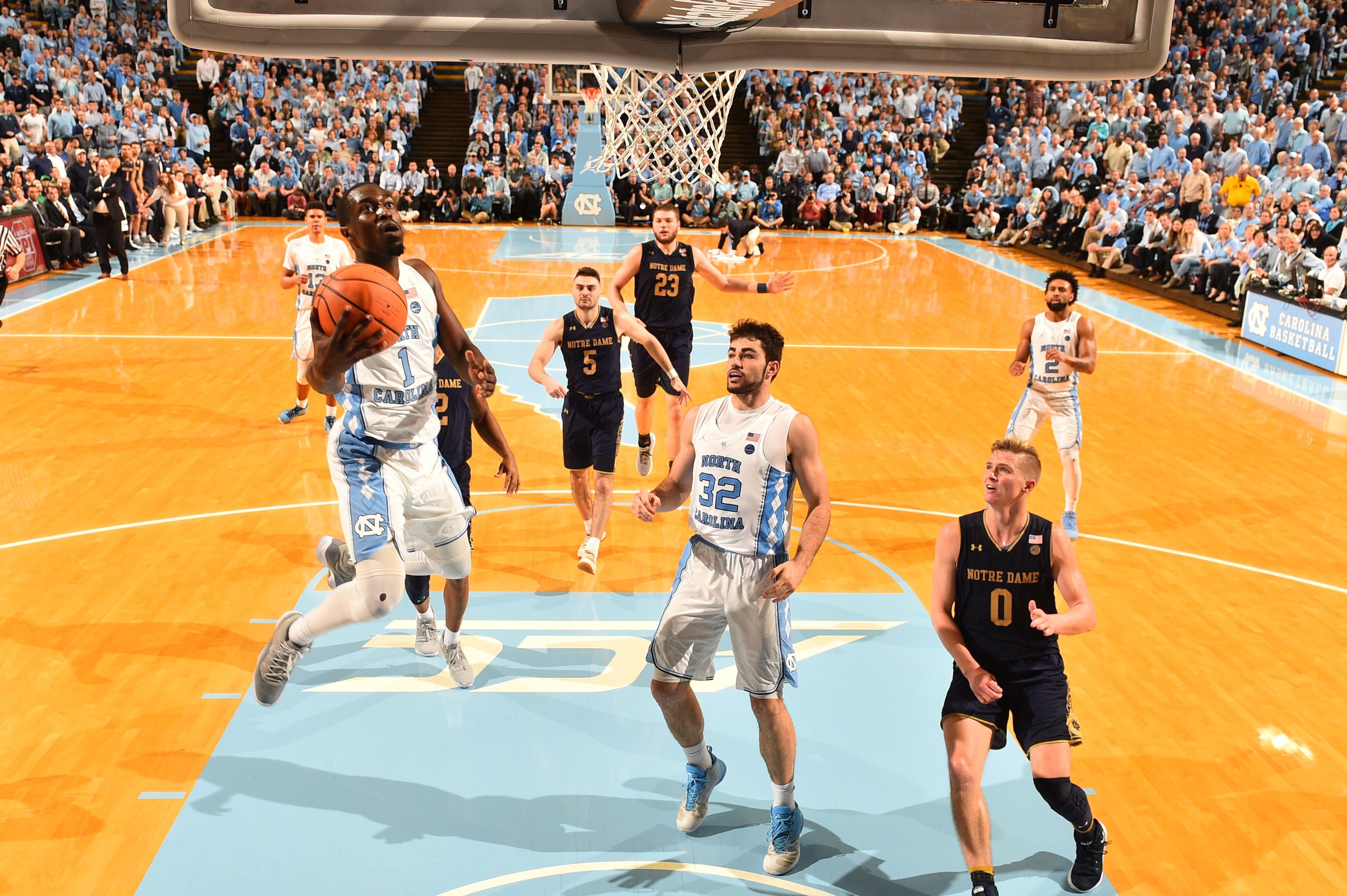 NCAA Basketball Notre Dame at North Carolina The North State Journal