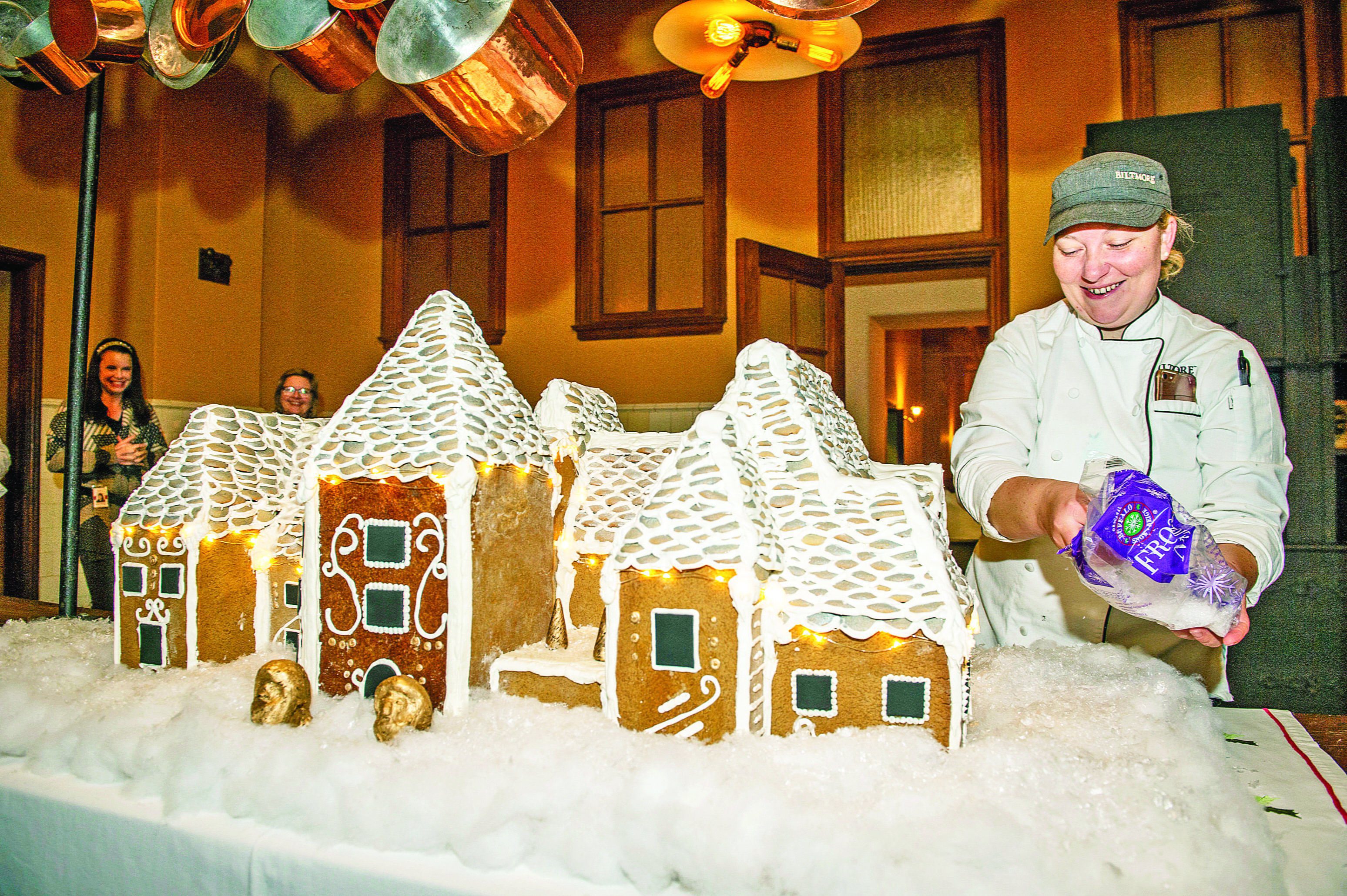 What does it take to build a gingerbread Biltmore replica? The North