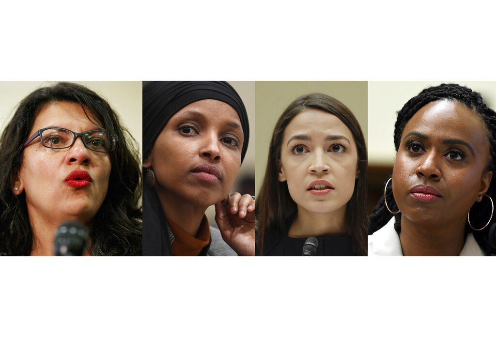 Rashida Tlaib Ilhan Omar Alexandria Ocasio Cortez Ayanna Pressley