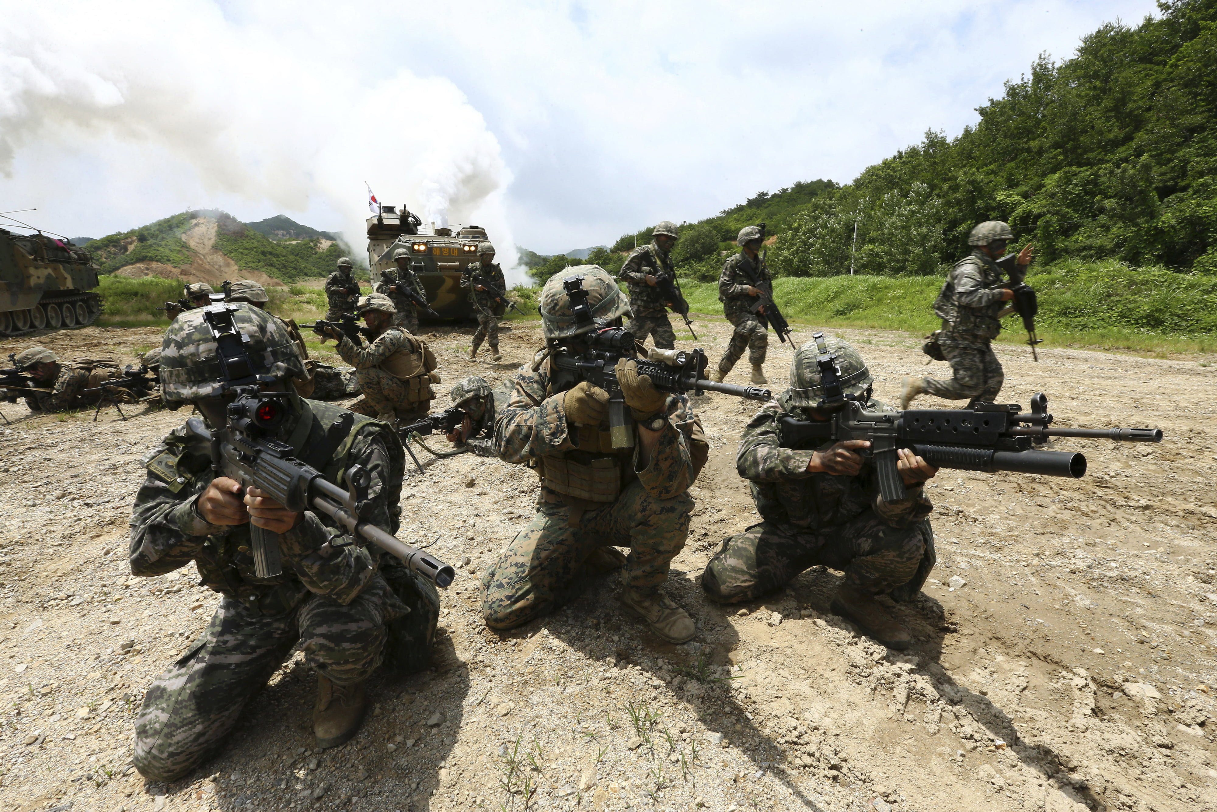 Seoul says US South Korea  preparing joint military  drills 