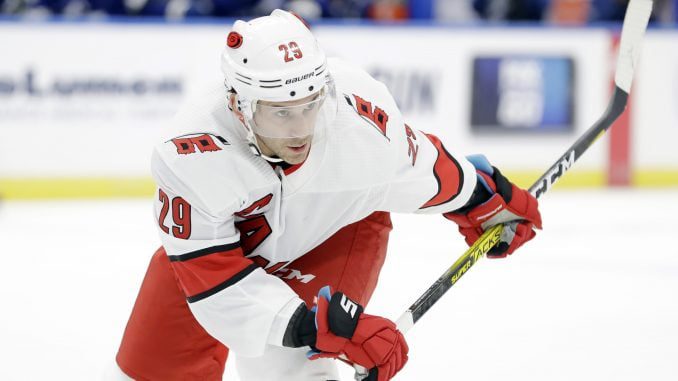 Well-traveled Brian Gibbons gets shot with Hurricanes – The North State ...