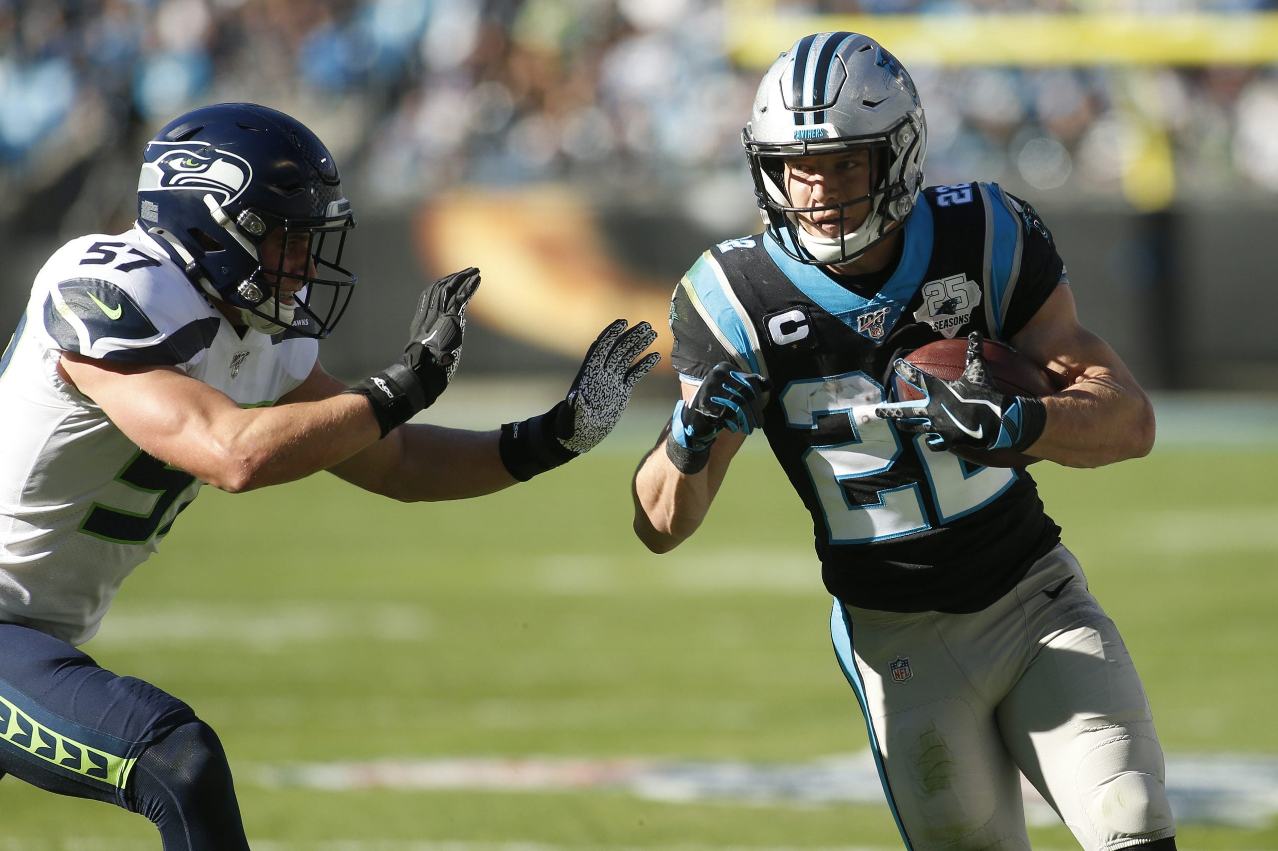 Carolina Panthers' Christian McCaffrey 'most skilled white dude in NFL  history,' teammate says