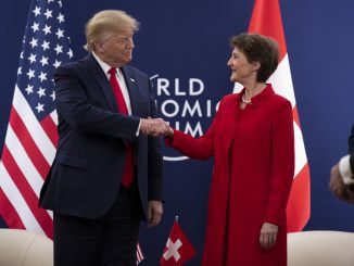 Donald Trump, Simonetta Sommaruga, Switzerland, Davos