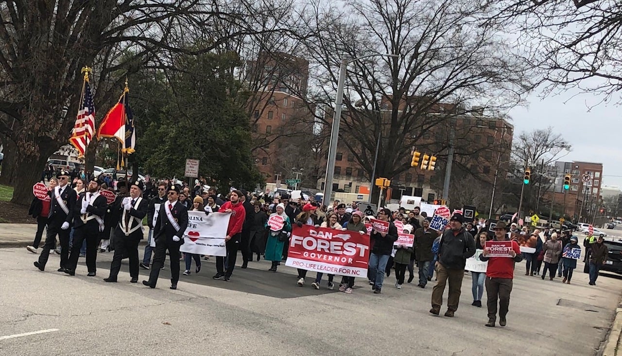 Annual March for Life rallies in Raleigh against abortion The North