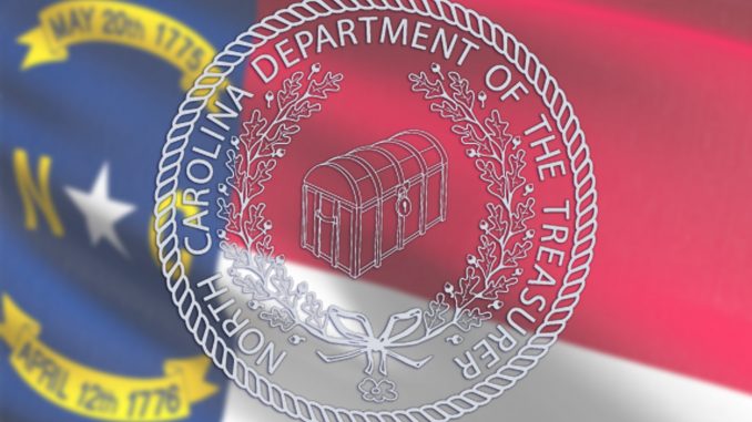 NC Treasurer flag-and-seal photo - NC State Treasurer website