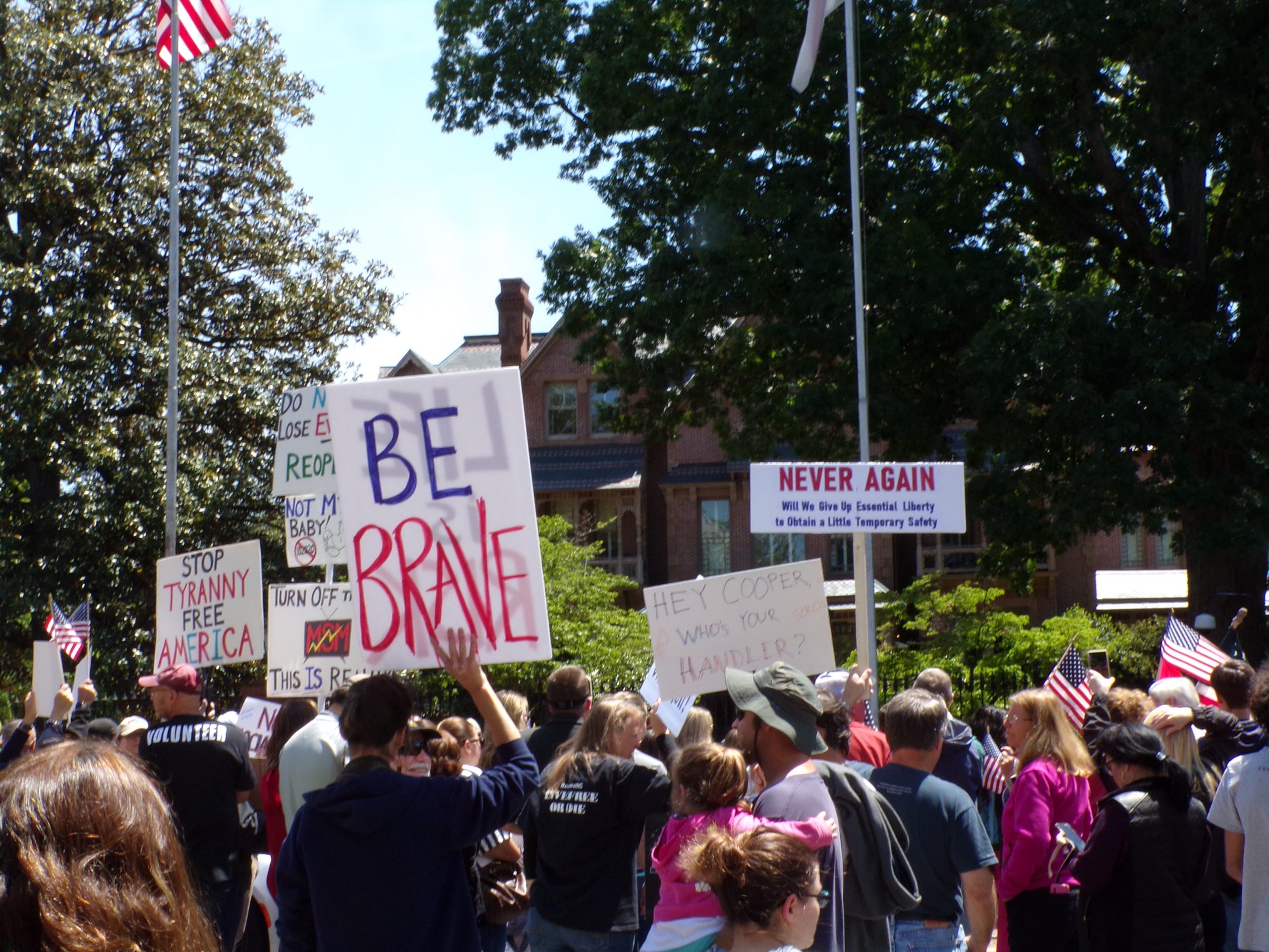 ReOpen NC protests outside executive mansion for fifth week in a row ...