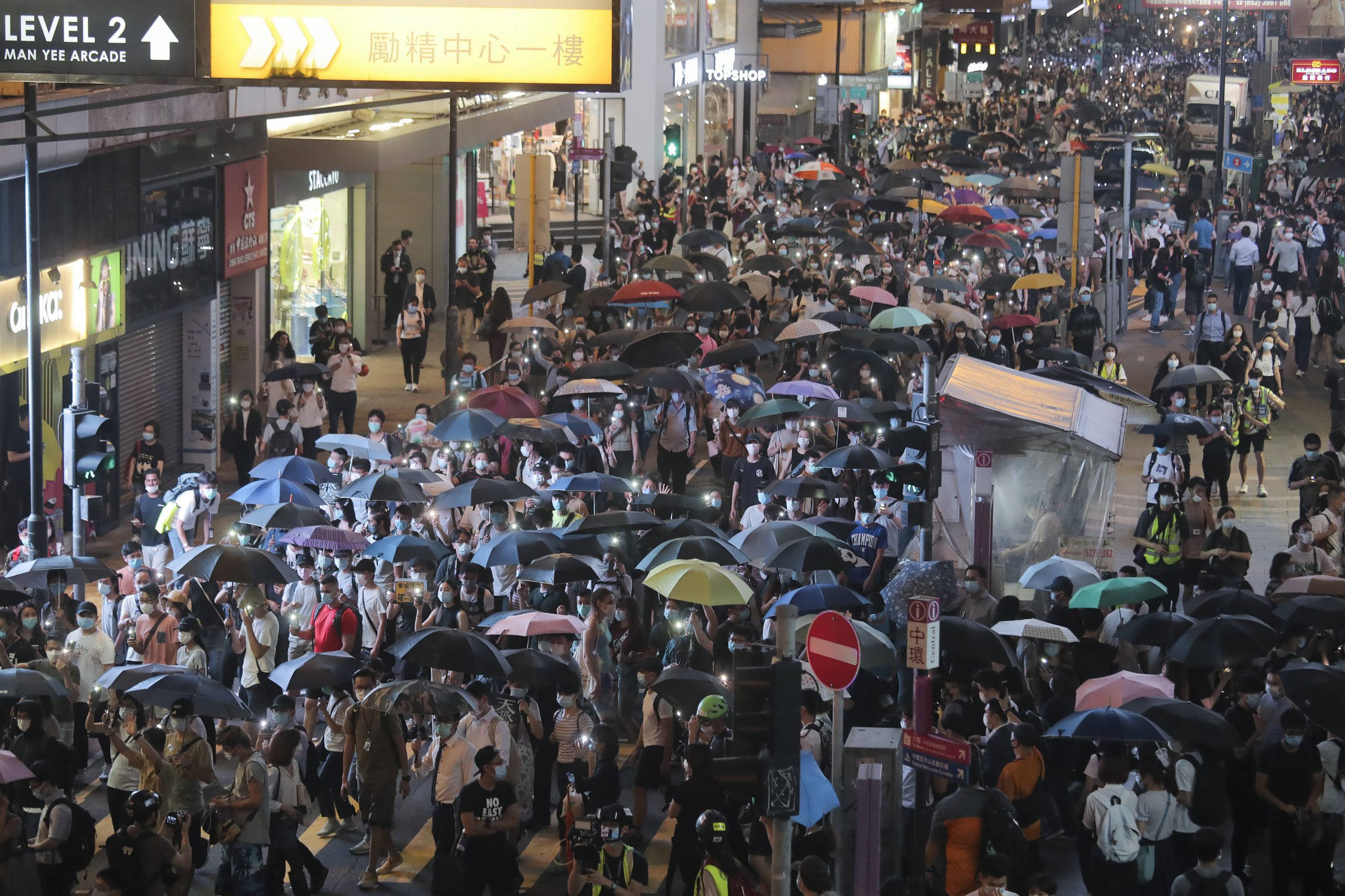 Hundreds march in Hong Kong as leader urges stability The North State