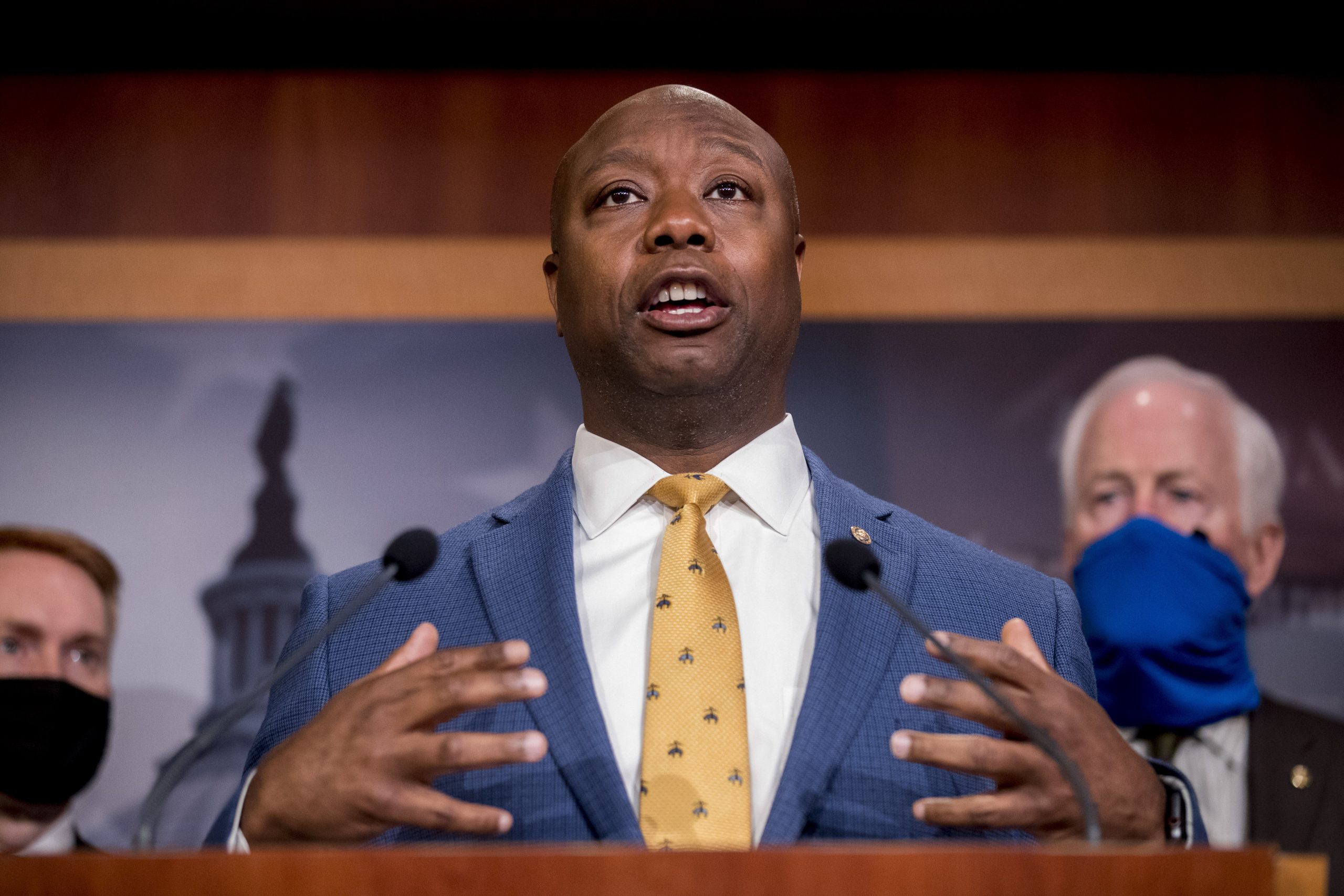 Once reluctant, GOP’s only black senator now leads on race – The North