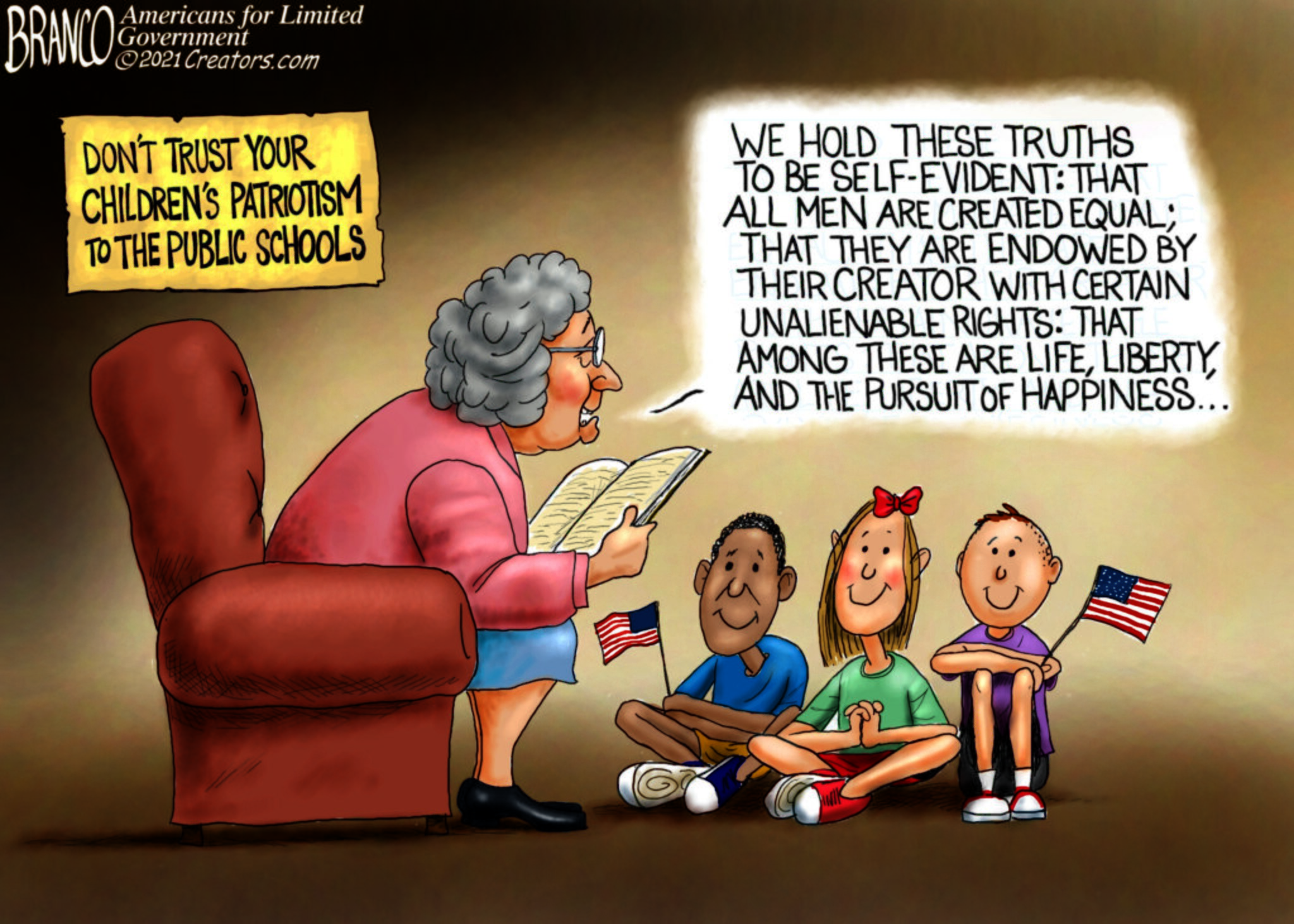 Editorial Cartoon – Children’s Patriotism | The North State Journal