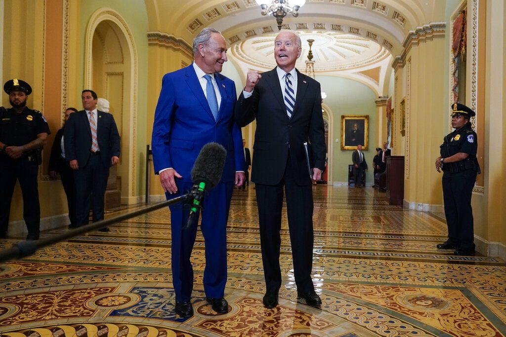 Joe Biden, Chuck Schumer | The North State Journal