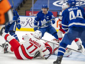 Aston-Reese scores twice as Maple Leafs snap 2-game skid with win over  Hurricanes