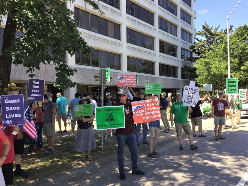 Gun rights advocates picket Tillis office in Raleigh – The North State Journal