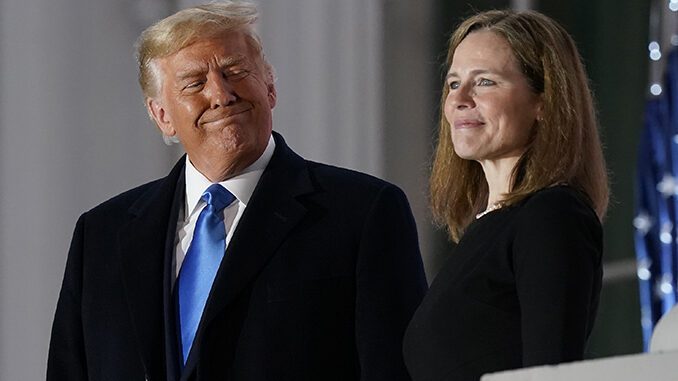 Donald Trump,Amy Coney Barrett