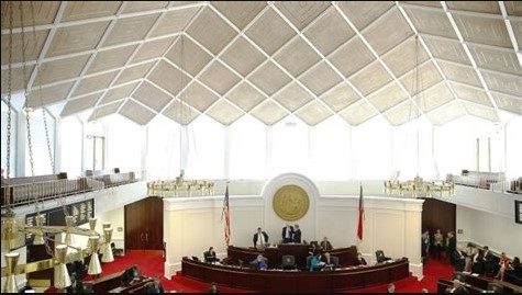 North Carolina State Senate convenes.