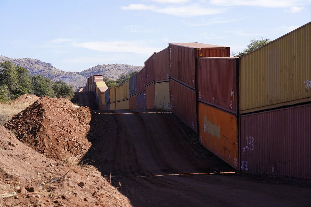 Border Wall Shipping Containers