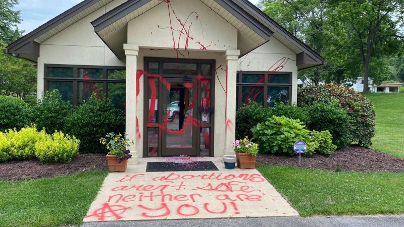 asheville-crisis-pregnancy center – Janes Revenge vandalism