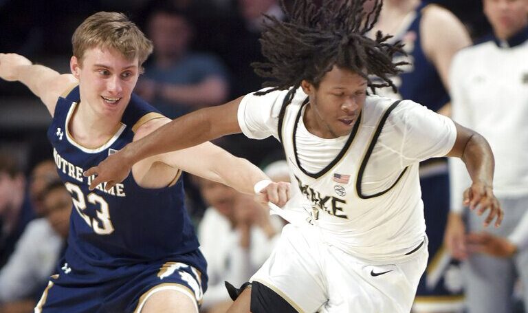 Notre Dame Wake Forest Basketball
