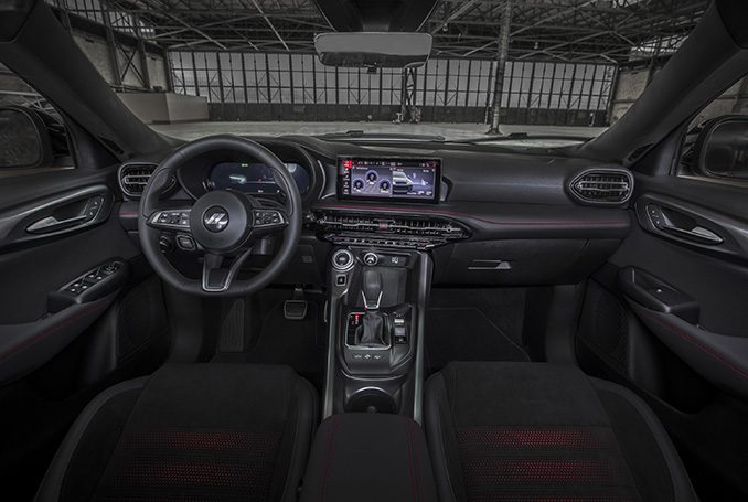Premium interior touches for the 2023 Dodge Hornet include class