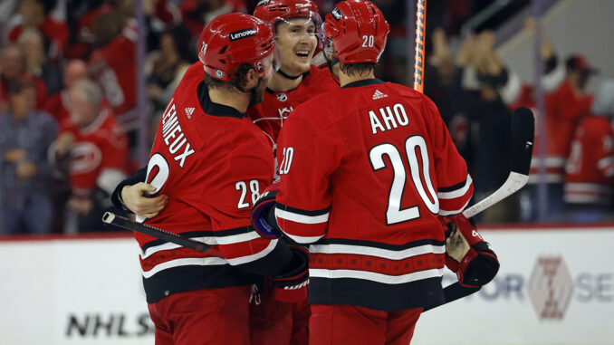 Fast scores overtime winner as Canes take game two over Islanders, lead 2-0