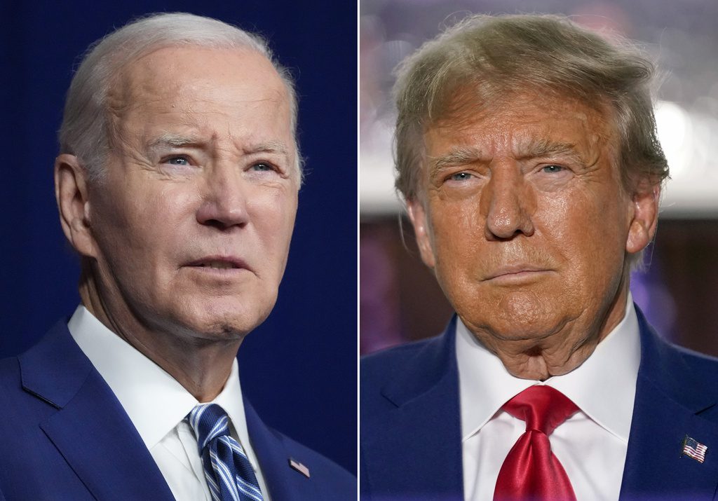Polls Trump leads Biden in expected November presidential election