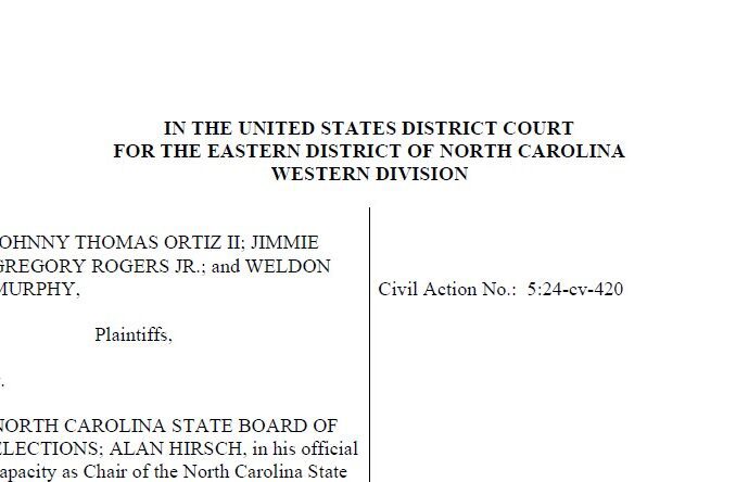 ORTIZ v NCSBE - Justice For All Ballot Access Lawsuit
