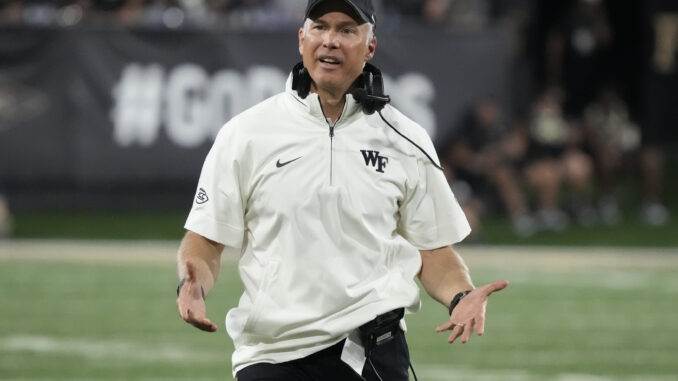 Clawson Steps Down At Wake Forest | The North State Journal