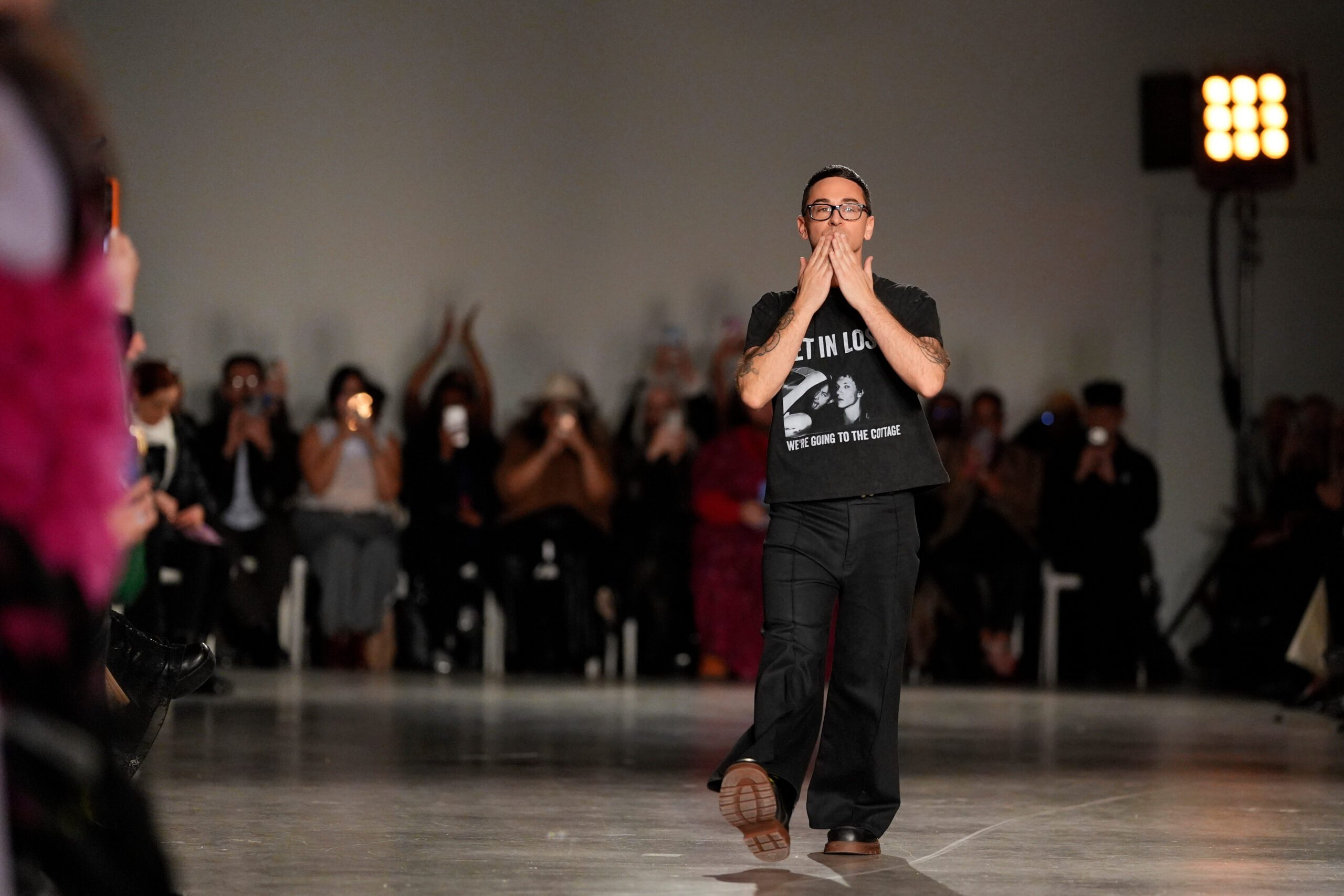 Christian Siriano invites New York Fashion Week guests into surrealist dream