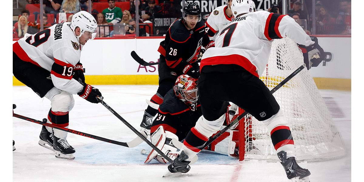 Andersen blanks Senators, Stankoven leads way in Hurricanes’ Game 1 win